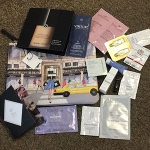 Saks Cosmetics Bag with high end beauty samples